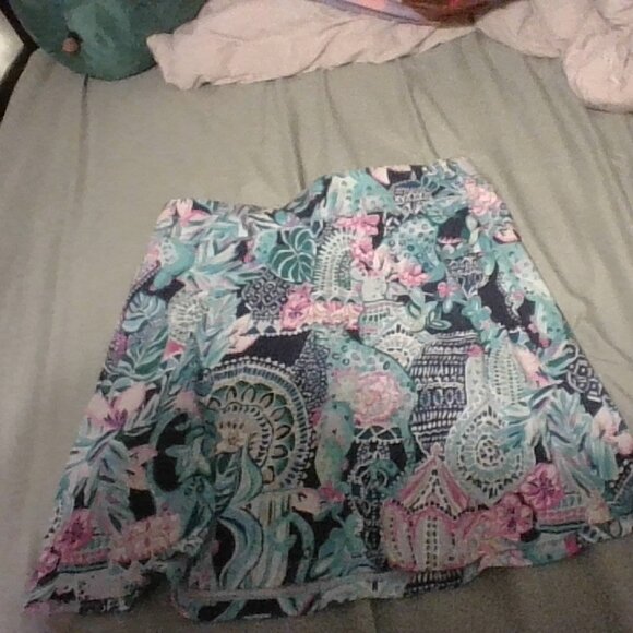 Lilly Pulitzer colorful skirt size large - Picture 3 of 5